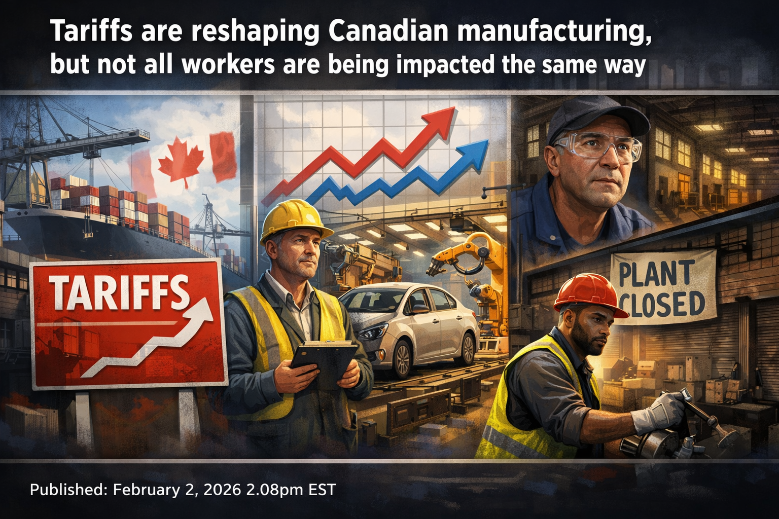 You are currently viewing Tariffs are reshaping Canadian manufacturing, but not all workers are being impacted the same way