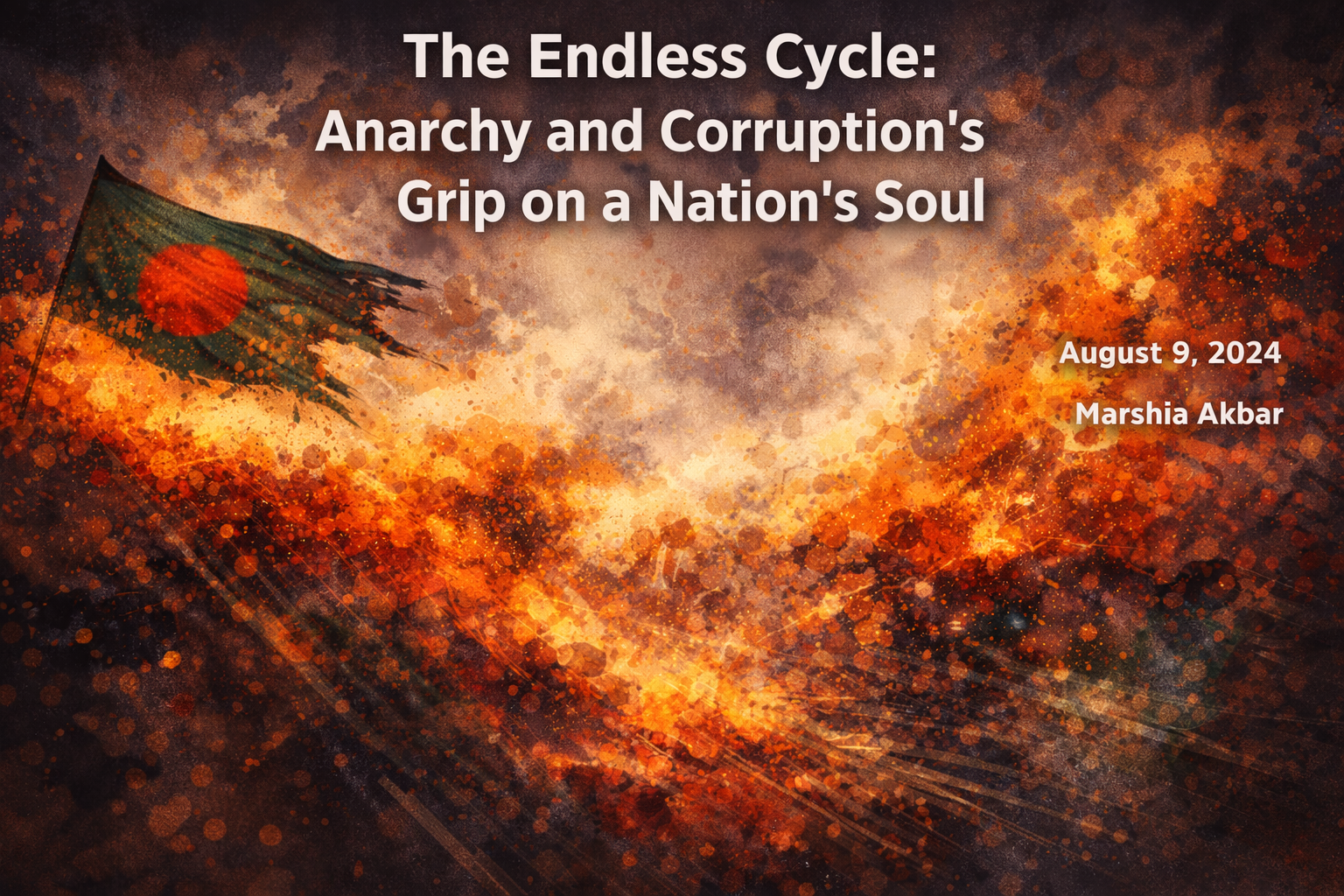 You are currently viewing The Endless Cycle: Anarchy and Corruption’s Grip on a Nation’s Soul